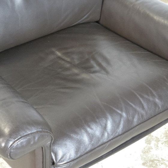 Image 1 of Fauteuils lounge pivotants en cuir De Sede DS-31, design vintage des années 1960
