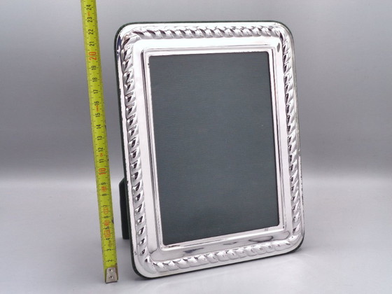 Image 1 of Handgegraveerd, verzilverd metalen frame, model San Marco, 13x18 cm.