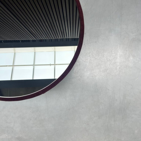 Image 1 of COR Echo side table red velour