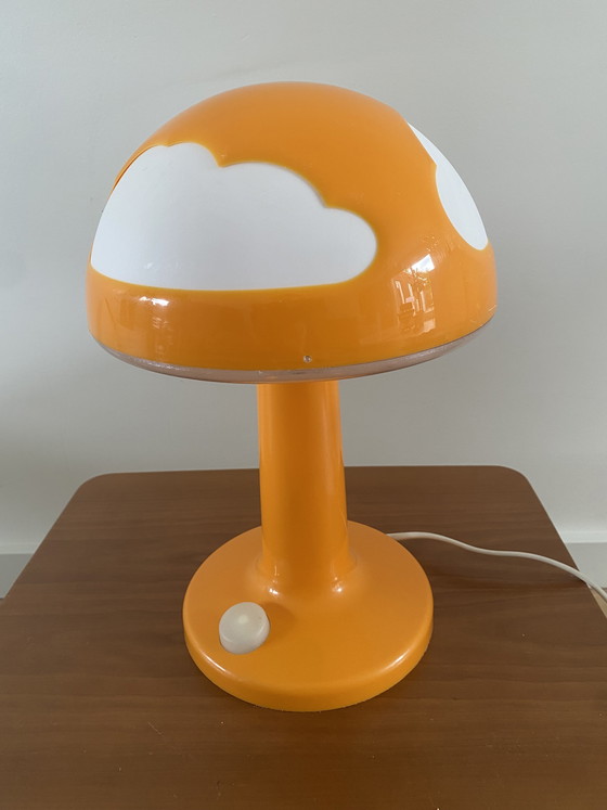 Image 1 of Lampada da tavolo vintage IKEA arancione Skojig nuvola - lampada da tavolo