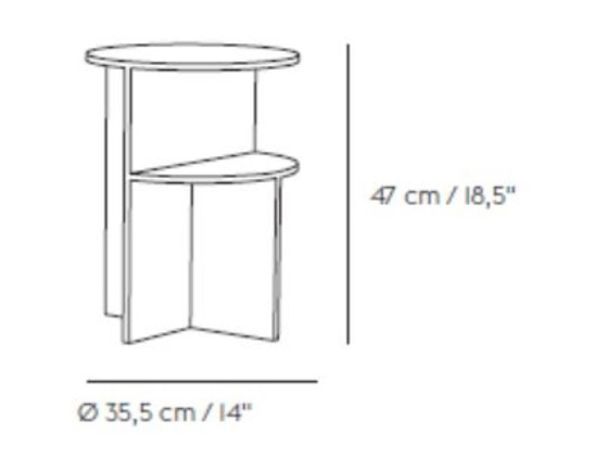 Image 1 of Tavolino di design (marca: Muuto; tipo: Halves)