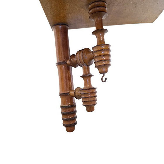 Image 1 of Antica consolle angolare francese in noce, fine XIX secolo