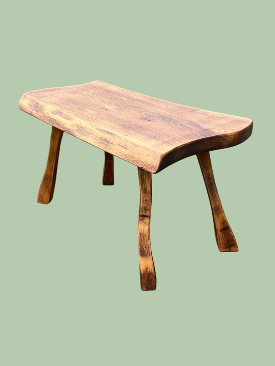 Image 1 of Brutalist Vintage Side Table - Timeless Design from the '60s-'70s