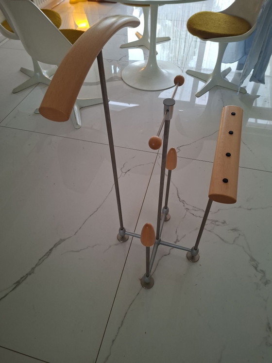 Servomuto Auping design Frans de la Haye – Accessori per camera da letto, polished steel, Legno (photo 3 of 5)