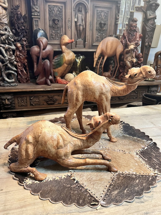 Image 1 of Liberty's of London standing leather design dromedary