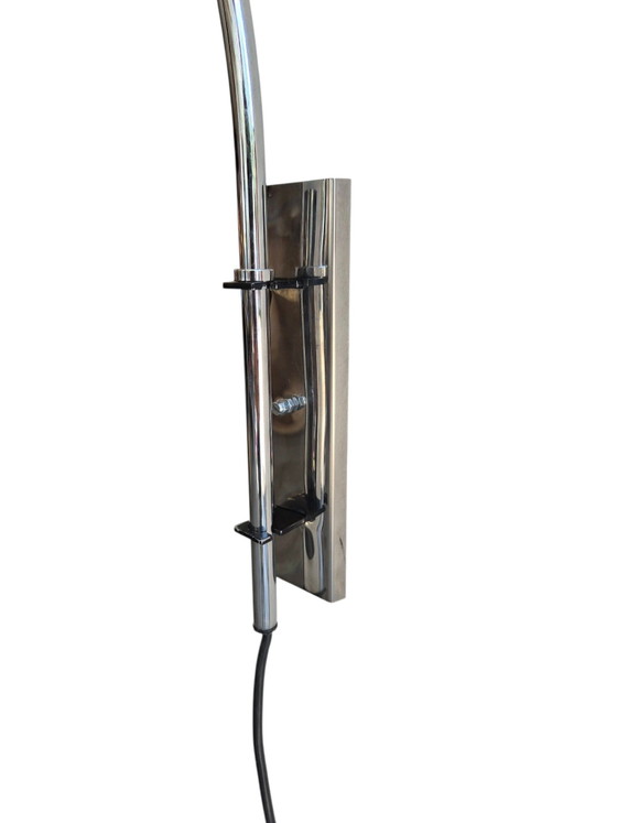 Vintage Dijkstra Wandlamp, Booglamp – Wandlampen, Chrome, Plastic (photo 10 of 15)