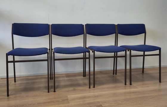 Image 1 of 4x dining chair Gijs van der Sluis 1970s
