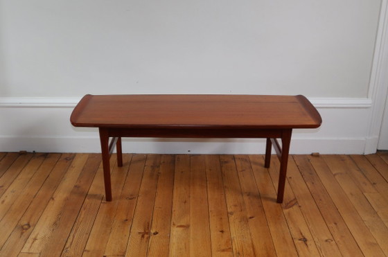 Vintage Scandinavische teakhouten salontafel, 1960 – Wood (photo 2 of 11)