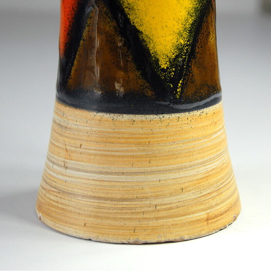 Image 1 of Vintage ceramic vase by Aldo Londi for Bitossi, 1960s