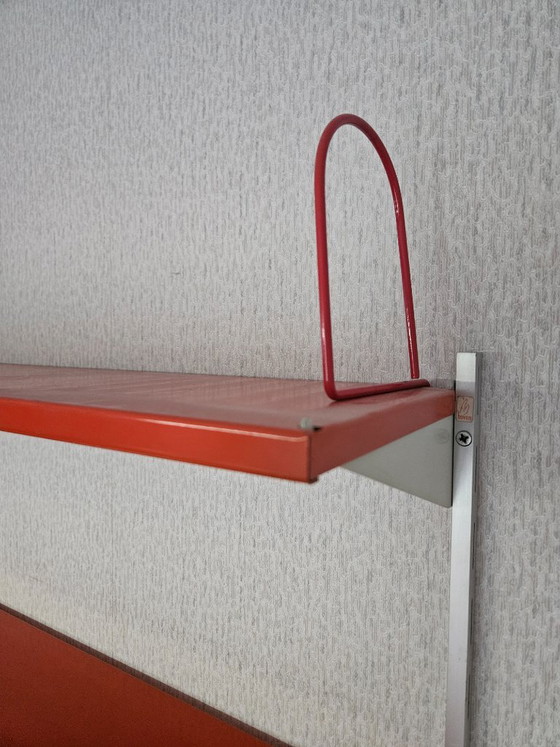 Zeldzaam Groot Pilastro Wandsysteem (Tjerk Reijenga) – Jaren 60 – Oranje/Wit – Prachtige Opstelling (photo 15 of 15)