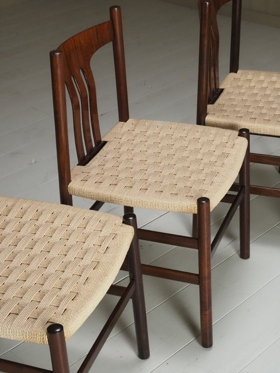 Image 1 of ensemble de chaises danoises