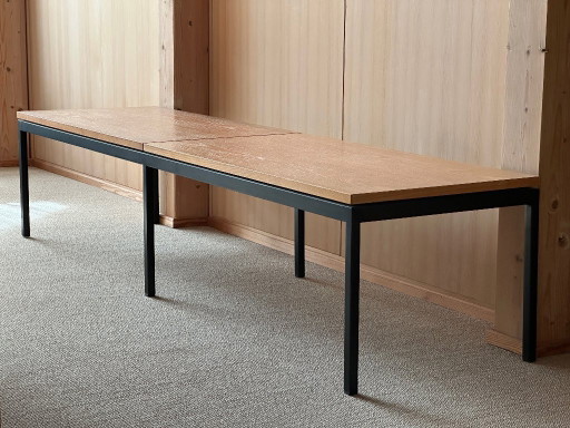Florence Knoll T-hoekbank/salontafel (model 332)