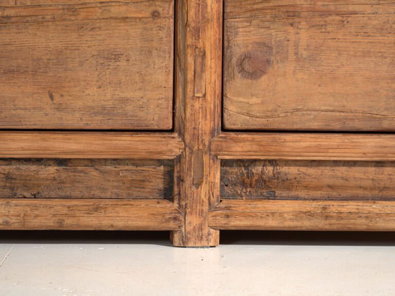 Antique sideboard in pine wood – China, circa 1930 – Iron (photo 32 of 40)