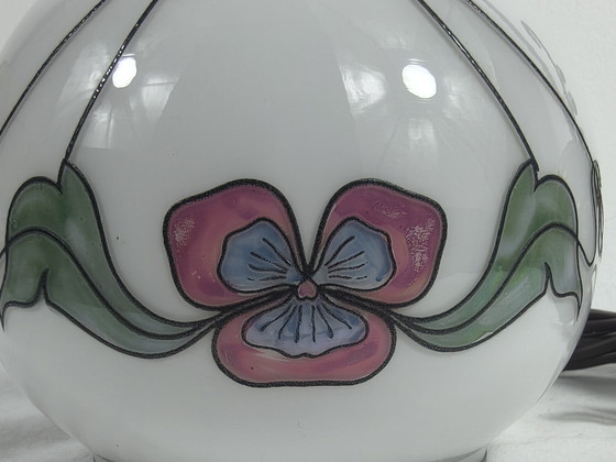 Image 1 of Vintage Massive Wall Lamp with Floral Motif