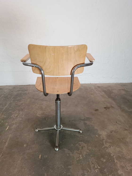 Vintage industrial chair – Office chairs, Metal, Wood (photo 5 of 15)