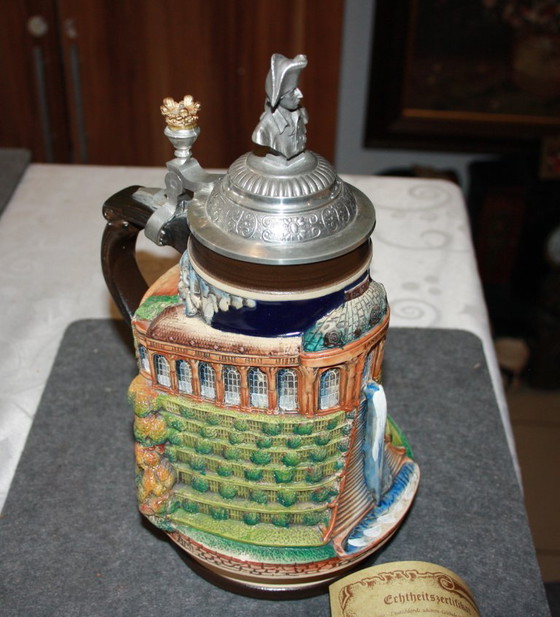 Image 1 of Jarra de cerveza de coleccionista Sanssouci - Edición limitada - Nº 747 de 10.000