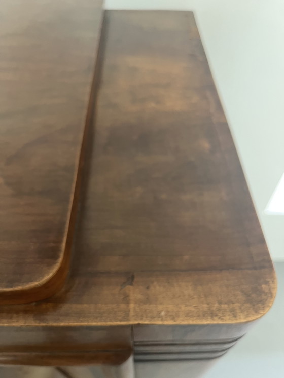 Image 1 of Walnut 4-door sideboard