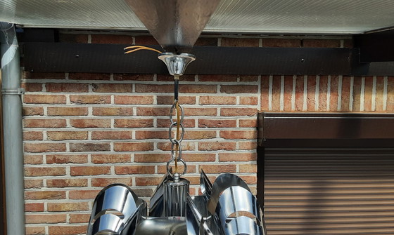 Image 1 of Mezzaga Murano hanglamp , 1970 , Carlo Nazon ontwerp , Italië