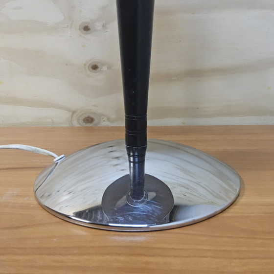 Image 1 of Lampe de table vintage Ikea champignon Dakapo Bauhaus / Art Déco chromée