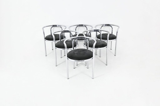 "Locus Solus" Chairs by Gae Aulenti for Poltronova, 1960s, set of 6