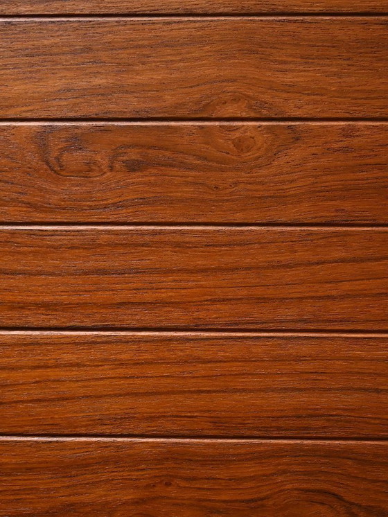 Image 1 of Panca scandinava in teak a doghe, anni '60