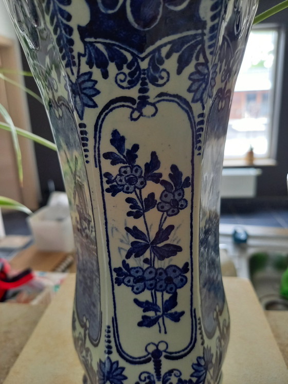 Image 1 of Delfter blaue Vase, Royal Boch