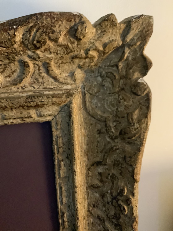 Image 1 of Cuenco con marco clásico de madera.