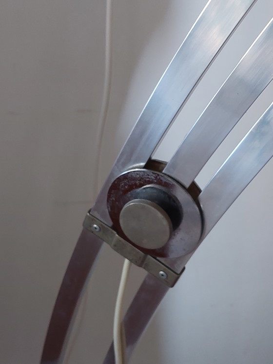 Image 1 of Boogvormige vloerlamp van Mid Century Architects, ontworpen door Gofreddo Reggiani.