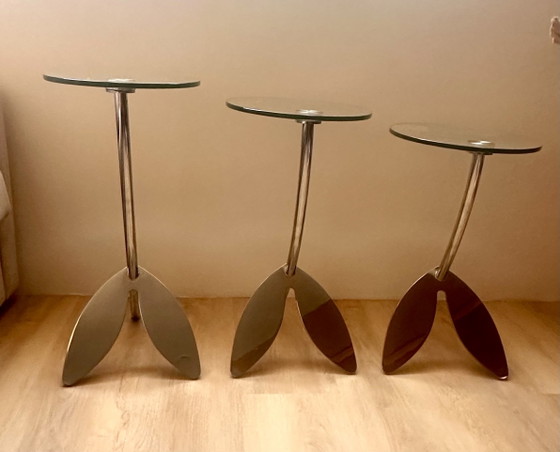 Image 1 of Ensemble complet de tables gigognes Metaform Papillon de Thomas Althaus