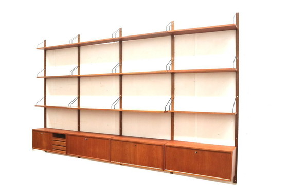 Image 1 of Groot vintage wandsysteem van Poul Cadovius voor Cado Denemarken