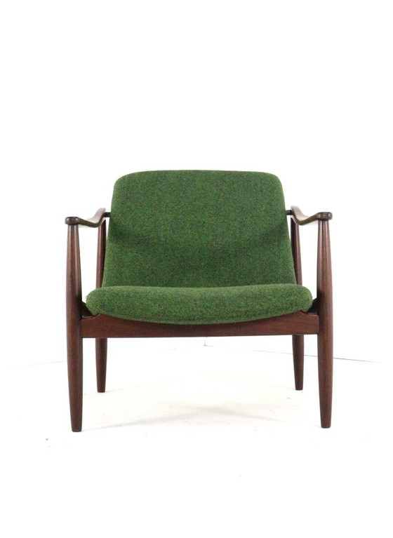 Image 1 of Hartmut Lohmeyer voor Wilkahn fauteuil vintage gestoffeerd