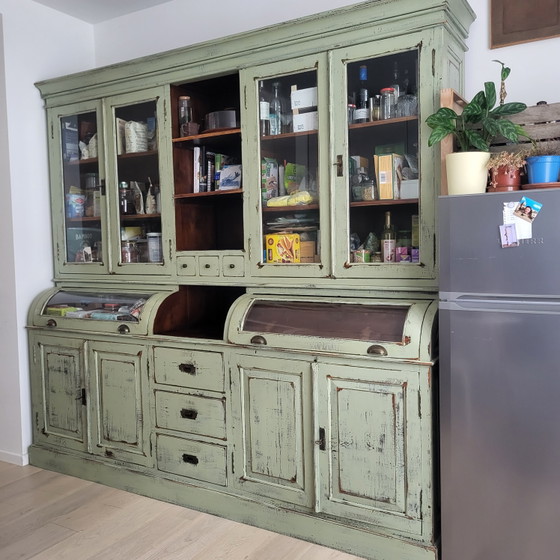 Armario para canalones o armario de farmacia (teca) – Aparadores con vitrina, Wood (photo 3 of 7)