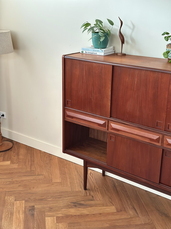 Image 1 of Vintage highboard Deens Johannes Andersen jaren 50/60/70