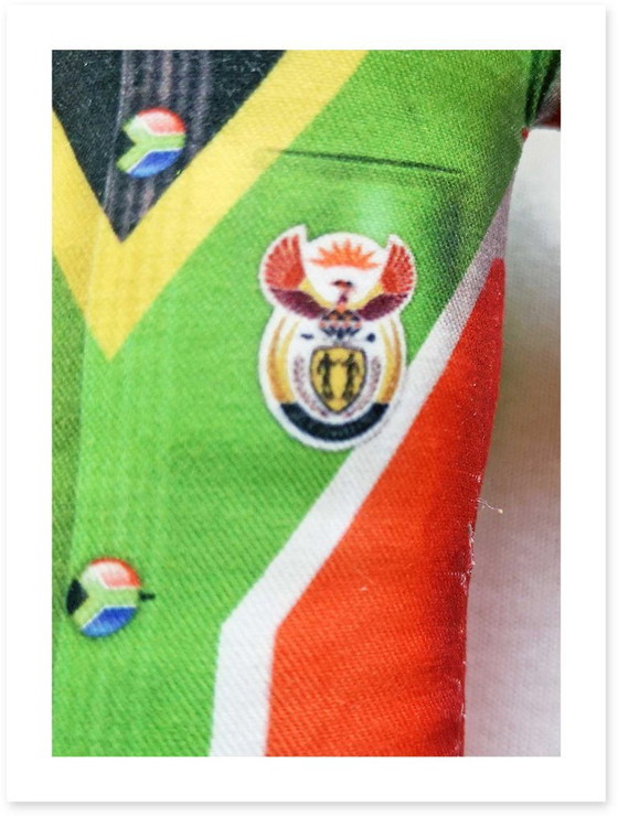 Image 1 of Nelson Mandela-cadeau | Nelson Mandela-decoratie | Kunstpop voor verzamelaars | Cadeau met thema zwarte geschiedenis