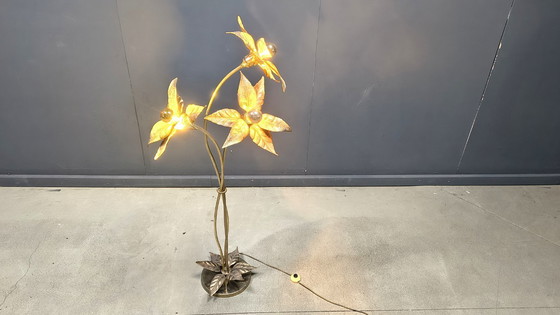 Image 1 of Willy daro flower floor lamp, 1970s