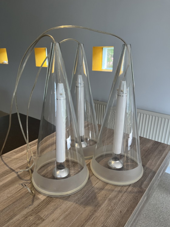 Flos Fucsia 3 – Achille Castiglioni – 1996 – Original Italian Design – Pendant lamps, Glass (photo 5 of 5)