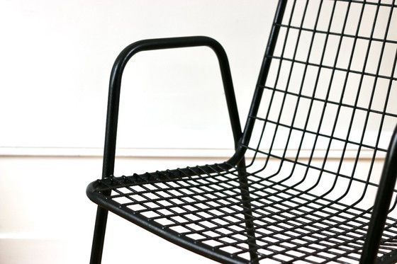 Image 1 of Een paar vintage metalen tuinstoelen, model EMU Rio.