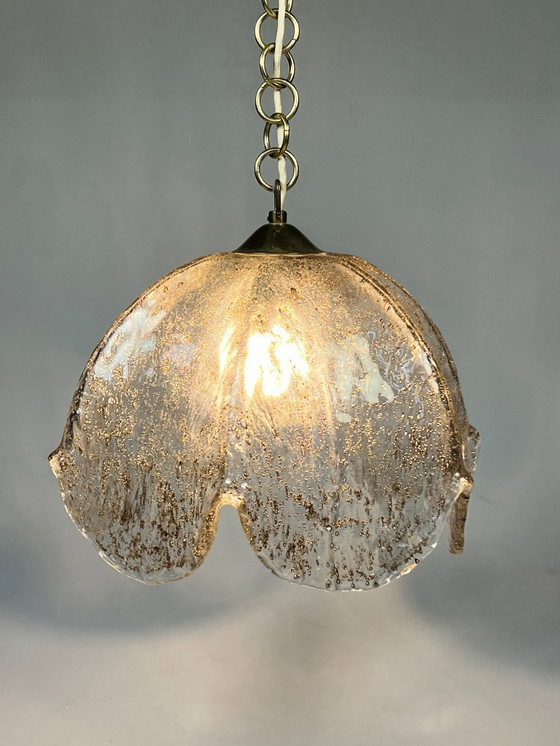Image 1 of Vintage Smoked Glass Pendant Lamp, Kaiser Leuchten, Germany 1960s/1970s