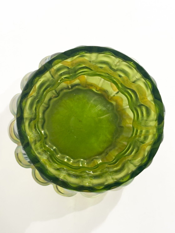 Vase Loetz en verre vert irisé et argenté des années 1950 – Glass (photo 6 of 11)