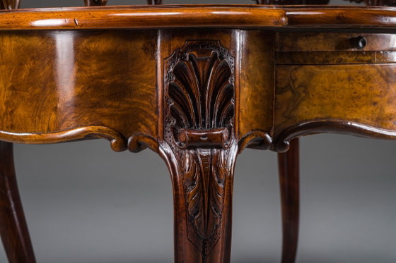 Escritorio Tocador Antiguo Louis Philippe de Nogal, 1860 – Wood (photo 21 of 28)
