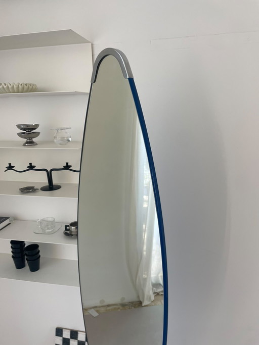 Specchio a terra Dulton degli anni '70: design industriale giapponese.