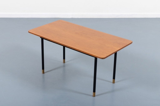 Italiaanse bijzettafel/salontafel uit de jaren 50 in de stijl van het mid-century modern.