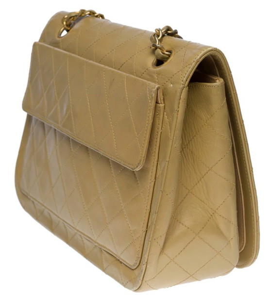 Image 1 of Borsa CHANEL Timeless/Classique in cuoio Beige - 100712