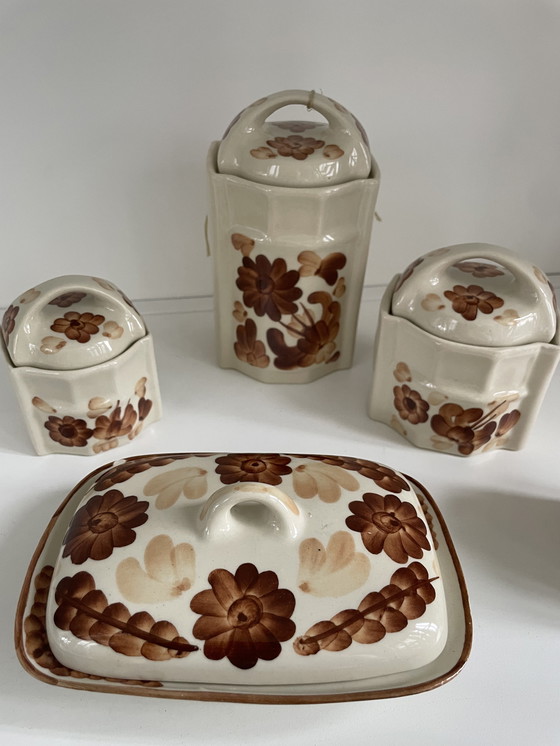 Image 1 of Beurrier des années 70, céramique polonaise