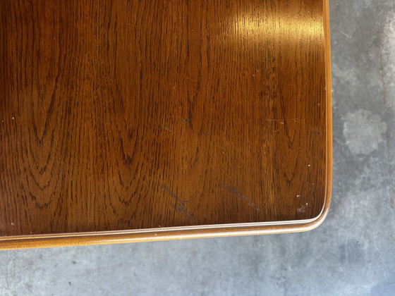 Vintage eikenhouten commode met 4 lades - honingkleurige patina – Fabrication Artisanale mi-XX e siècle (photo 9 of 15)