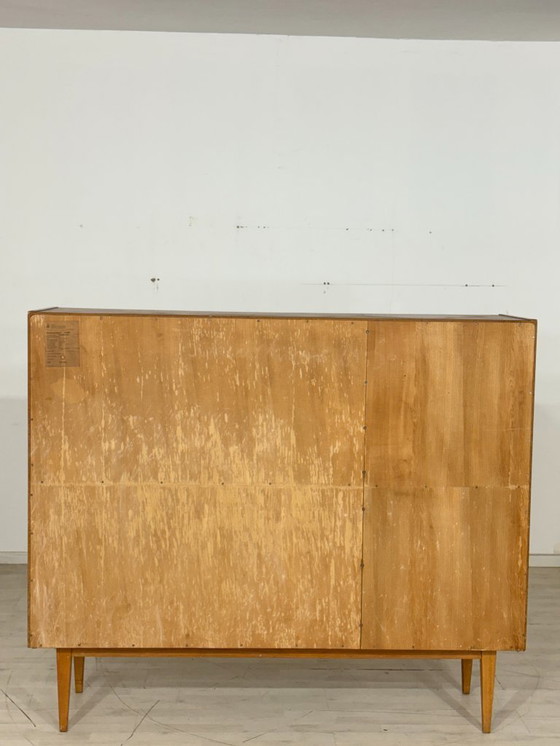 Image 1 of Beautiful vintage Hellerau sideboard / highboard / china cabinet / living room cabinet / mid-century cabinet