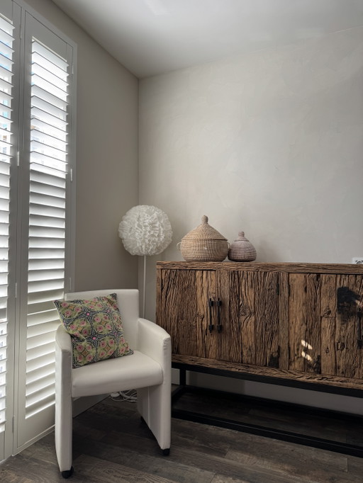 Unique large sideboard made of recycled teak 1.00x2.50x 43