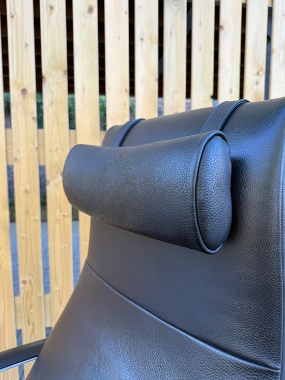 Jori Brainbuilder Mono-Move in pelle nera – Poltrone, Leather, Chrome, Modern (photo 12 of 21)