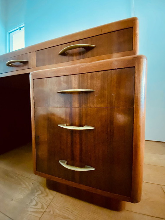 Image 1 of Art-Deco-Schreibtisch