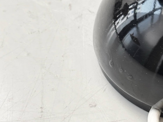 Image 1 of Eclisse table lamp in black by Vico Magistretti for Artemide, Italy, 1960s